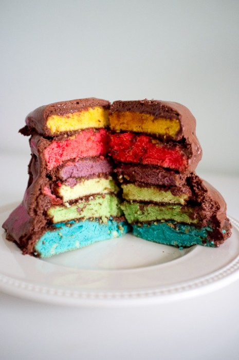 Rainbow cake 4