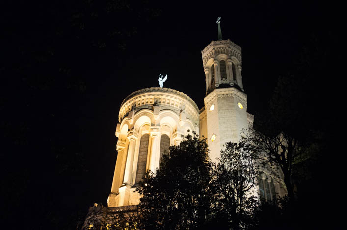 Basilique de Fourvière Lyon nuit - la Godiche-2