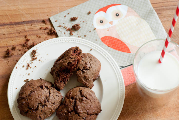 Cookies au chocolat et café sur la Godiche