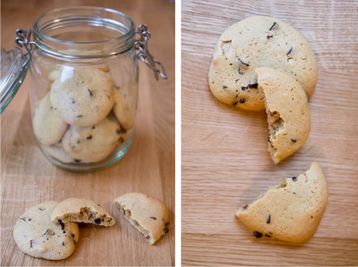 Cookies moelleux en 15 minutes au beurre de cacahuète et amande sur la Godiche 