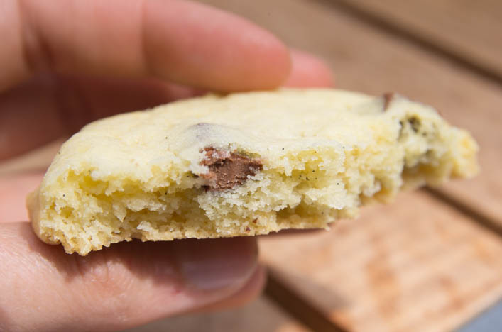 cookie aux pépites de chocolat américain parfait sur la Godiche