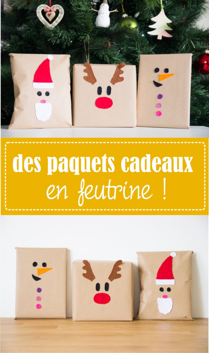 diy-paquets-cadeaux-noel-feutrine-colores-enfant-renne-pere-noel-bonhomme-de-neige-godiche